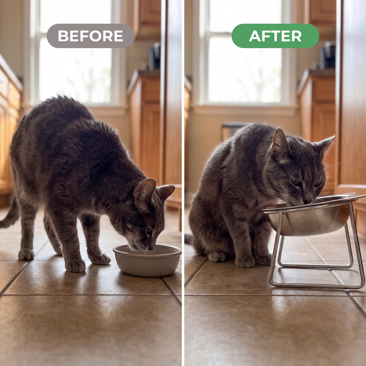 Hevori EasyRise™ Cat Bowl